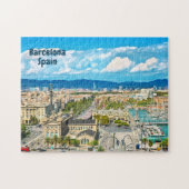 Barcelona, Spanje, prachtig Uitzicht Legpuzzel (Horizontaal)