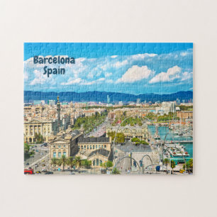 Barcelona, Spanje, prachtig Uitzicht Legpuzzel