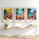 Barcelona Spanje Reisposter Muurkunst Poster