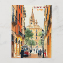 barcelona spanje reizen kunst Vintage
