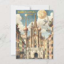 barcelona spanje reizen kunst Vintage