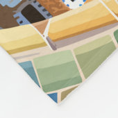 Barcelona Spanje Reizen Kunst Vintage Fleece Deken (Hoek)