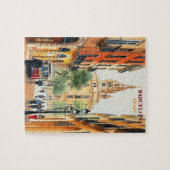 barcelona spanje reizen kunst Vintage Legpuzzel (Horizontaal)