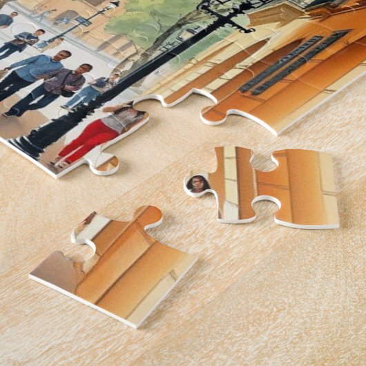 barcelona spanje reizen kunst Vintage Legpuzzel (Zijkant)