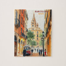 barcelona spanje reizen kunst Vintage