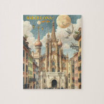 barcelona spanje reizen kunst Vintage