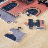 barcelona spanje reizen kunst Vintage Legpuzzel (Zijkant)