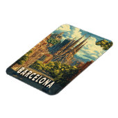 Barcelona, Spanje Reizen Magneet (Linkerzijde)