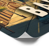 Barcelona, Spanje Reizen Poster (Hoek)