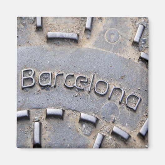 Barcelona Spanje Reizen Souvenir Koelkast Magnet (Voorkant)