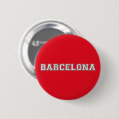 Barcelona Spanje Ronde Button 5,7 Cm (Voorkant /achterkant)