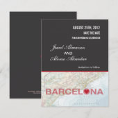 Barcelona Spanje Save the Date Aankondiging (Voorkant / Achterkant)