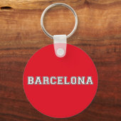 Barcelona Spanje Sleutelhanger (Voorkant)