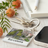 Barcelona, Spanje Sleutelhanger (Voorkant Rechts)