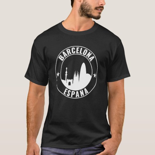 Barcelona Spanje Spanje Barcelona España T-shirt (Voorkant)
