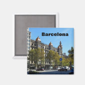Barcelona Spanje Stadscentrum Magneet (Voorkant / Achterkant)