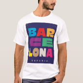 Barcelona Spanje T-shirt (Voorkant)