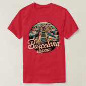 Barcelona Spanje T-shirt (Design voorkant)
