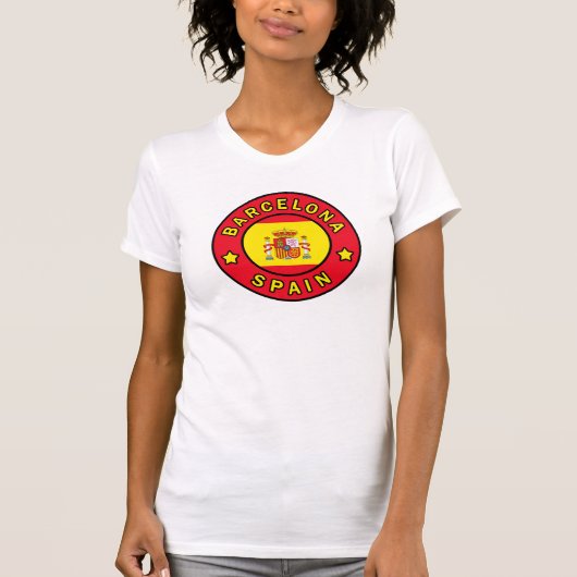 Barcelona Spanje T-shirt (Voorkant)