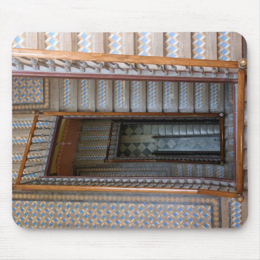 Barcelona, Spanje, Tegel van de Spaanse Colorful S Muismat (Voorkant)