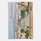 Barcelona, Spanje Theedoek (Verticaal)