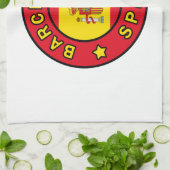 Barcelona Spanje Theedoek (Gevouwen)