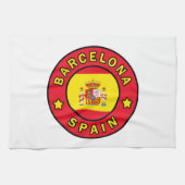 Barcelona Spanje Theedoek (Horizontaal)