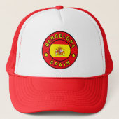 Barcelona Spanje Trucker Pet (Voorkant)