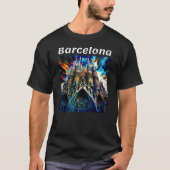Barcelona, Spanje v1 T-shirt (Voorkant)