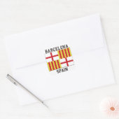 Barcelona Spanje Vierkante Sticker (Envelop)
