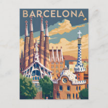 Barcelona Spanje vintage