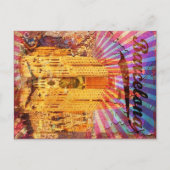 Barcelona, Spanje, Vintage poster Briefkaart (Voorkant)