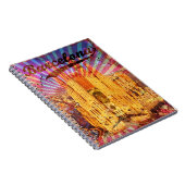 Barcelona, Spanje, Vintage poster Notitieboek (Rechterzijde)