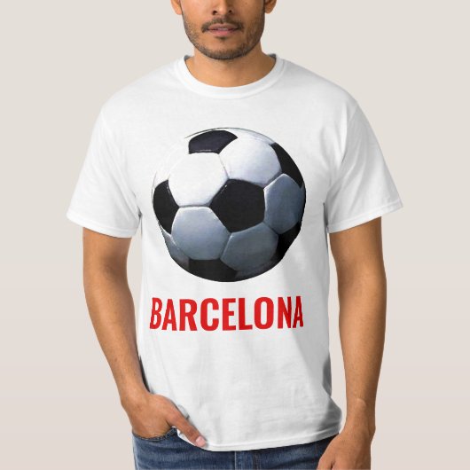 Barcelona Spanje Voetbal Football T-shirt (Voorkant)