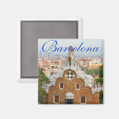 Barcelona Square Magnet (Voorkant / Achterkant)