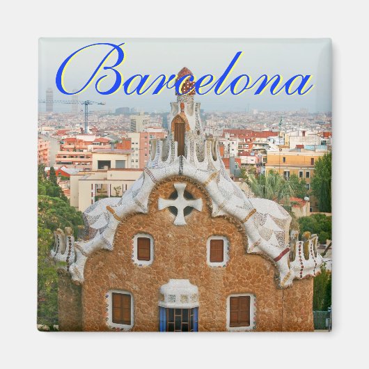 Barcelona Square Magnet (Voorkant)