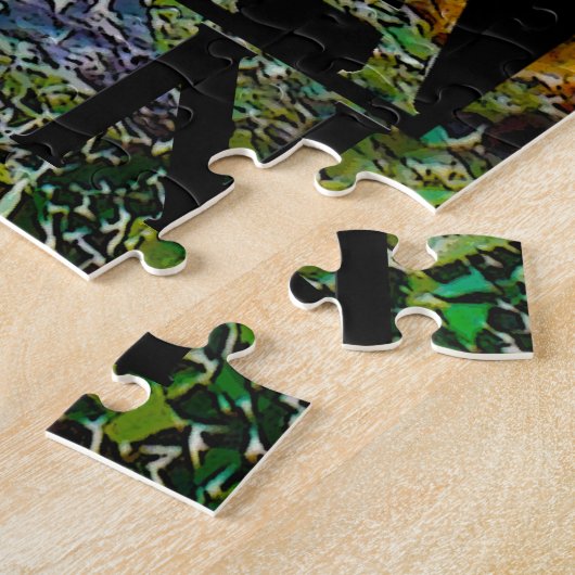 Barcelona Square Puzzle Legpuzzel (Zijkant)