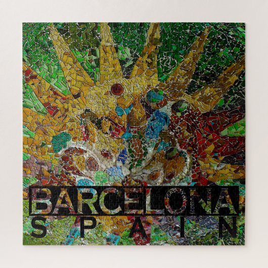 Barcelona Square Puzzle Legpuzzel (Verticaal)