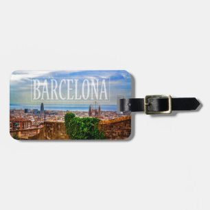 Barcelona-stad Bagagelabel