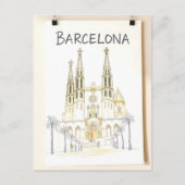 Barcelona-stad Briefkaart (Voorkant)