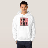 Barcelona, Stad in Spanje Hoodie (Voorkant volledig)