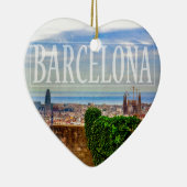 Barcelona-stad Keramisch Ornament (Rechts)