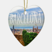 Barcelona-stad Keramisch Ornament (Links)