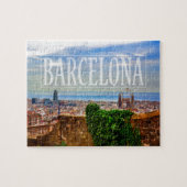 Barcelona-stad Legpuzzel (Horizontaal)