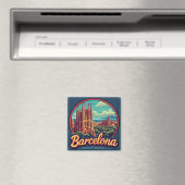 🧲 Barcelona stadsuitstap herinnering Spanje 🌴 Magneet (Insitu (Vaatwasser))