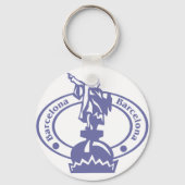 Barcelona Stamp Sleutelhanger (Voorkant)