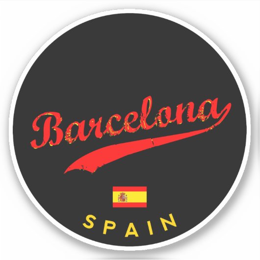 Barcelona Sticker (Voorkant)