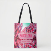 Barcelona straat stijl tas-ontwerp 8 tote bag (Voorkant)
