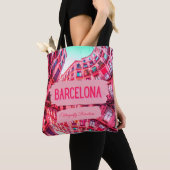 Barcelona straat stijl tas-ontwerp 8 tote bag (Dichtbij)
