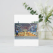 Barcelona Street Art Briefkaart (Staand voorkant)